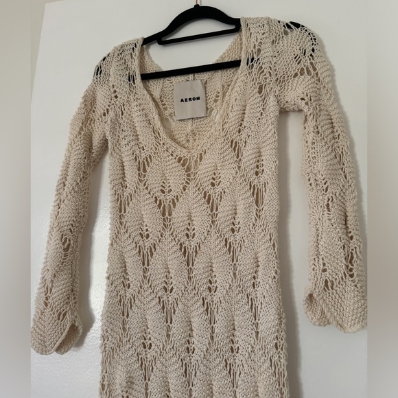 AERON SHELA DRESS CROCHET STYLE XXS - Picture 6 of 10